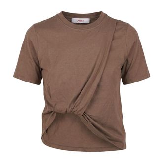 Jucca T-Shirts, female, Brown, Size: XS T-Shirts