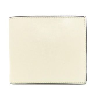 Valextra White Leather Wallet (Bi-Fold) (Pre-Owned)