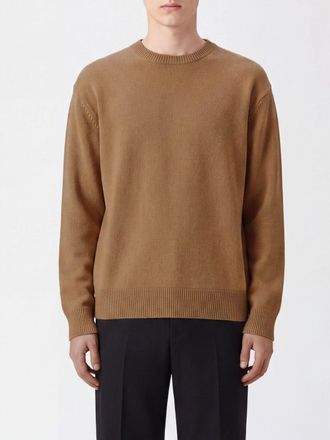 Celine Maglia girocollo in 100% cashmere con bordi a costine