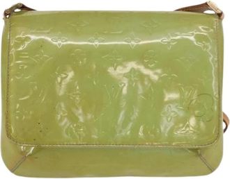 Louis Vuitton Pre-owned Thompson Street Handtas - Dames - Vintage Schoudertas - Groen - ONE Size - Leer - Vintage