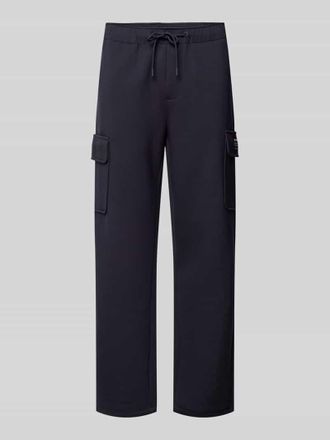 Ecoalf Regular Fit Sweatpants mit Cargotaschen Modell LIMIAALF in Marine, Gr&ouml;&szlig;e S