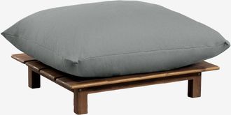 Sklum Sklum - Puff En Madera De Acacia Brina