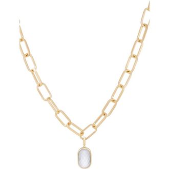 Dean Davidson Mercer Statement Collar Necklace in Iridescent Pearl/Gold at Nordstrom