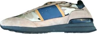 Philippe Model Gemengd leren en su&egrave;de sneakers - Dames - Sneakers - Veelkleurig - 40 EU - Su&egrave;de - Schoenen