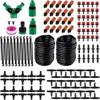 OEM Kit De Riego Por Goteo, Sistema De Riego Para Jard&iacute;n, Aspersor Y Gotero Para Jard&iacute;n, Invernadero, Macizo De Flores, Patio, C&eacute;sped - 30 M
