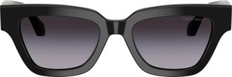 Giorgio Armani Gold 0ar8246u Oversized Square Sunglasses