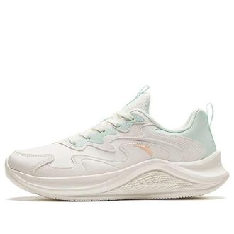 Anta (WMNS) ANTA Running Series Sneakers Leather White Blue 922315573-8