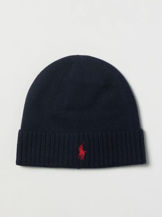 Polo Ralph Lauren Berretto beanie in lana con logo Pony ricamato