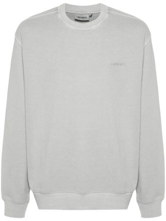 Carhartt Work in Progress Duster Script logo-embroidered sweatshirt - Grey