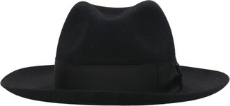 Borsalino Fur Felt Hat - Heren - Hoeden - Zwart - 58 CM - Accessoires