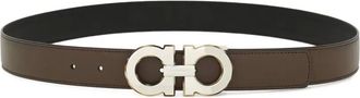 Ferragamo Cintura reversibile in pelle - Marrone