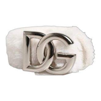 Dolce & Gabbana Belts, male, White, Size: ONE SIZE Waist Belt
