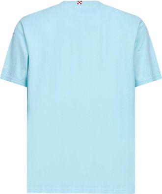 MC2 Saint Barth Mens T-Shirt Bakewell Light Blue Cotton T-Shirts And Polos