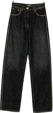 Versace Denim Pants With Studs