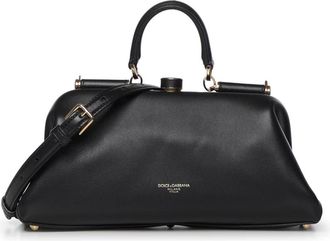Dolce & Gabbana Grandma Medium Handtas - Dames - Tassen - Zwart - Maat: ONE Size Zijde