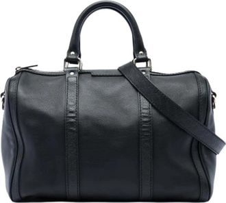 Gucci Pre-owned Satchel - Dames - Vintage Weekendtas - Zwart - ONE Size - Leer - Vintage
