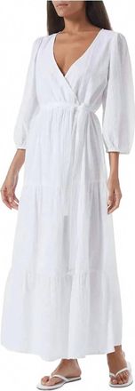 Melissa Odabash Libby Maxi Sundress In White