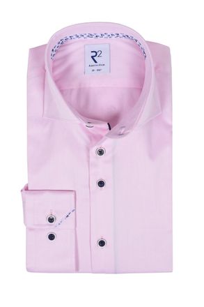 R2 Mens Cutaway Collar Pink - Size 15.75 inch