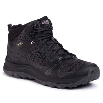 Keen Terradora II Mid Textile Synthetic Womens Ankle Boots - Black Magnet - Size:UK 6.5