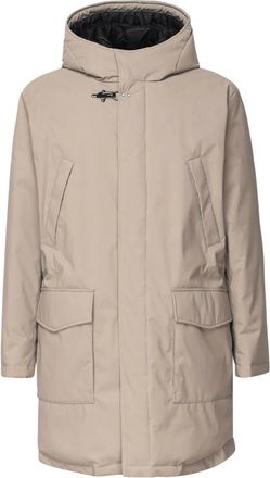Fay Parkas, male, Beige, Size: XL Piuma Parka Rope Coat