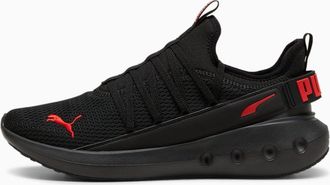 Puma Mens Softride Carson Fresh Shoes, Black-red, 6 UK