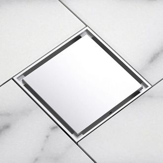OEM Copridoccia Antiodore In Ottone Per Scarico Doccia In Bagno, Doccia, Cucina, 100 X 100 Mm