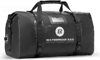 OEM Pr&aacute;ctica Bolsa Impermeable Para Moto Montada En El Asiento, Ba&uacute;l 55l Negro