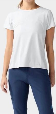 Stio Lucent Short Sleeve Tee In Morning Frost