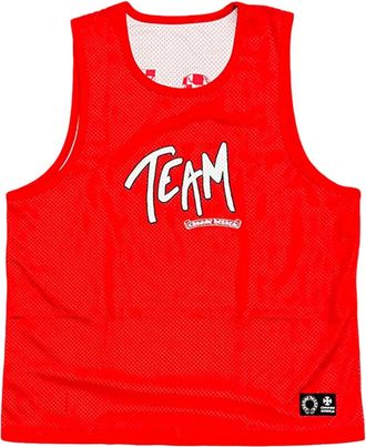 Chrome Hearts crew-neck tank top - Red