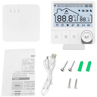 OEM Termostato Inteligente Programable Wifi Para Calefacci&oacute;n El&eacute;ctrica - Modelo Ty - Compatible Con Sistemas Dom&eacute;sticos