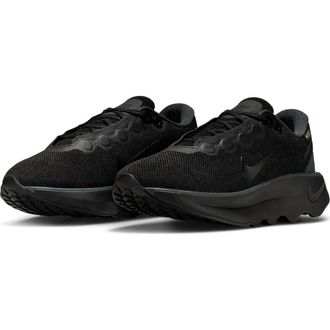 Nike Motiva Gore-Tex Waterproof Road Running Shoe in Black/Black at Nordstrom Rack, Size 5