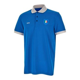 HUGO BOSS Tops, Heren, Blauw, L, Katoen, Paddy Polo Shirt