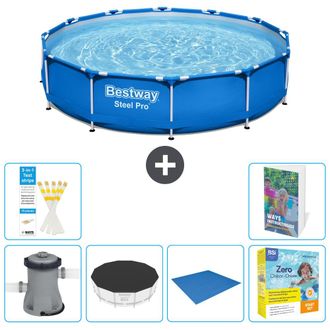 Bestway Piscina Bestway Steel Pro Redonda - 366x76 Cm - 7-piezas S198