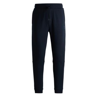 HUGO BOSS Broeken, Heren, Blauw, XL, Katoen, Sestart Trainingsbroeken