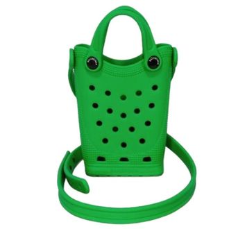 Balenciaga Pre-owned Crocs Phone Holder Rubber Shoulder Bag - unisex - Balenciaga Vintage - Vintage Cross Body Bags - Green - ONE SIZE - Pre-owned