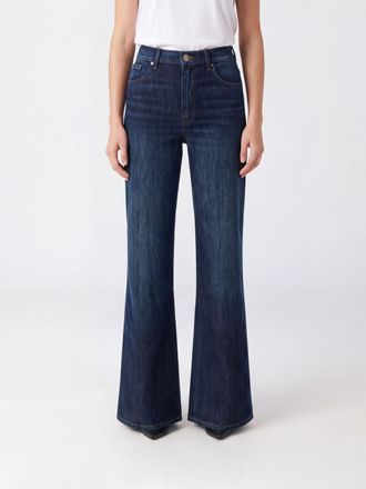 7 For All Mankind Jeans Stovepipe a vita alta in denim stretch