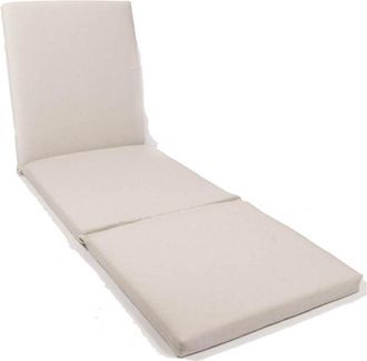 OEM Cojin Cama Desenfundable Beige 185x55x6 Cm