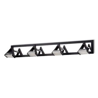 Netlighting Filippo Linear Spot Light 4 Light LED 20W 1750lm Black Chrome
