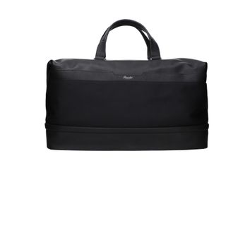 Pineider Herrens Leder-Aktentasche Schwarz