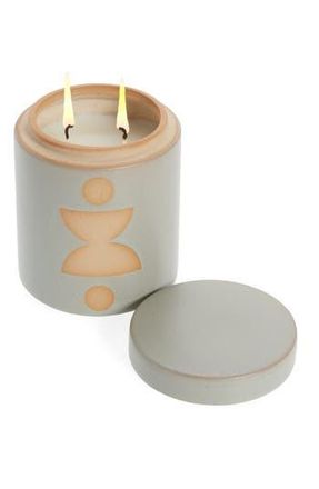 Paddywax Form Glazed Ceramic Scented Candle in Ocean Rose And Bay at Nordstrom Rack