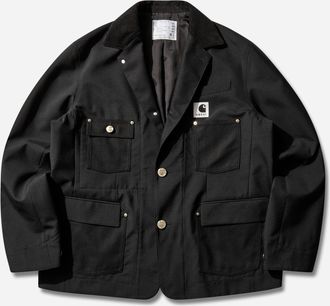 sacai Carhartt WIP Suiting x Duck Jacket Black