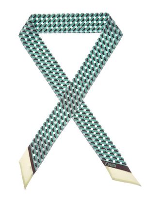 Fendi Fendi Wrappy Silk Scarf