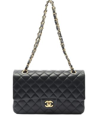 Chanel 2021 Matelassé W flap chain shoulder bag - women - Lambskin - One Size - Black