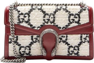 Gucci Gg Tweed Dionysus Small Shoulder Bag (Authentic Pre-Loved)