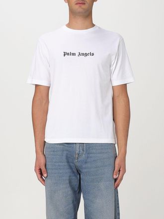 Palm Angels T-shirt in cotone con mini logo Palm Angels