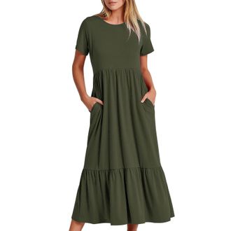 Generic Dresses for Women UK Extra Small, Summer Sleeveless midi Casual Dresses for Women UK Plus Size, Dresses for Women UK Boho, Summer Dresses for Women UK