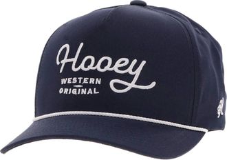 Hooey Og Five Panel Trucker Cap In Navy