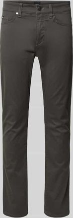 HUGO BOSS Slim Fit Hose aus Baumwoll-Mix Modell DELAWARE in Anthrazit, Gr&ouml;&szlig;e 31/32