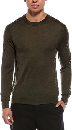 N.Peal N. PEAL Covent Fine Gauge Cashmere & Silk-Blend Round Neck Sweater