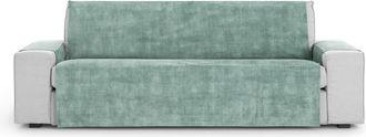 Eysa Funda de sofá 2 plazas práctica verde 115 cm